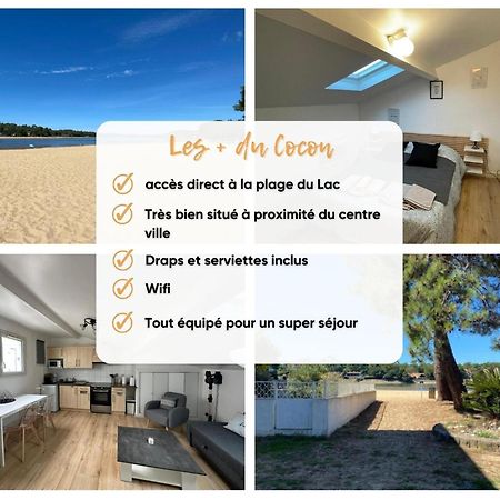 Un Cocon Climatise Au Bord Du Lac D'Hossegor 索尔特奥瑟戈尔 外观 照片